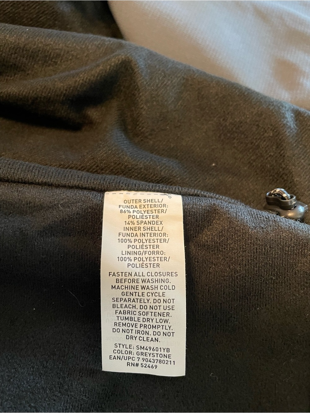Swiss Tech Men's Slate Gray Softshell Performance Jacket - Picture 11 of 14